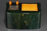 Fada 53 Catalin Radio in Blue with Yellow - Exceedingly Rare